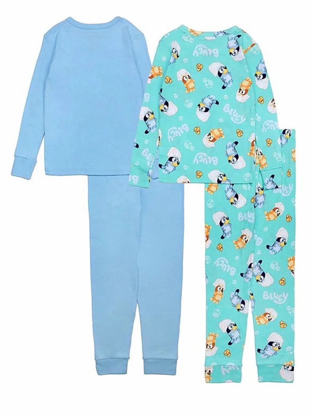Bluey Spa Day 4 Piece Pajama Set